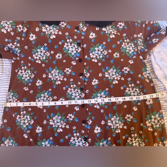 Batsheva Clarice Dress in Brown Lily 16 - Picture 15 of 16